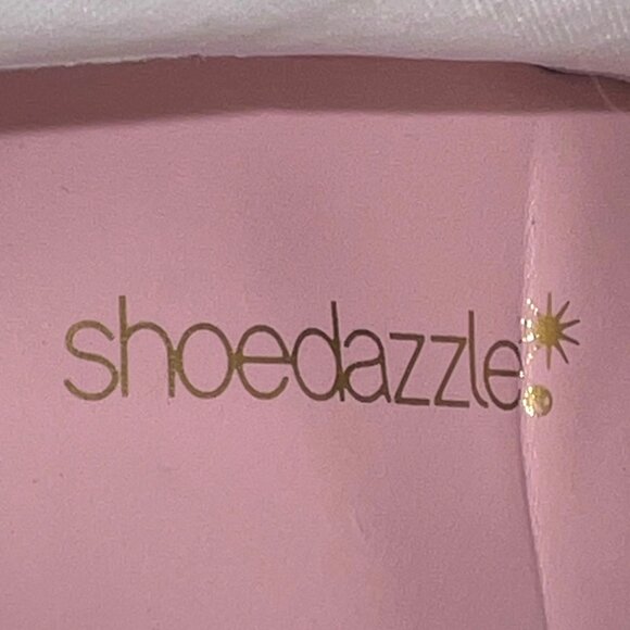 ShoeDazzle Dangerous Booties Womens Size 9 White Multi Back Zipper & Lace-Up New - Picture 14 of 16